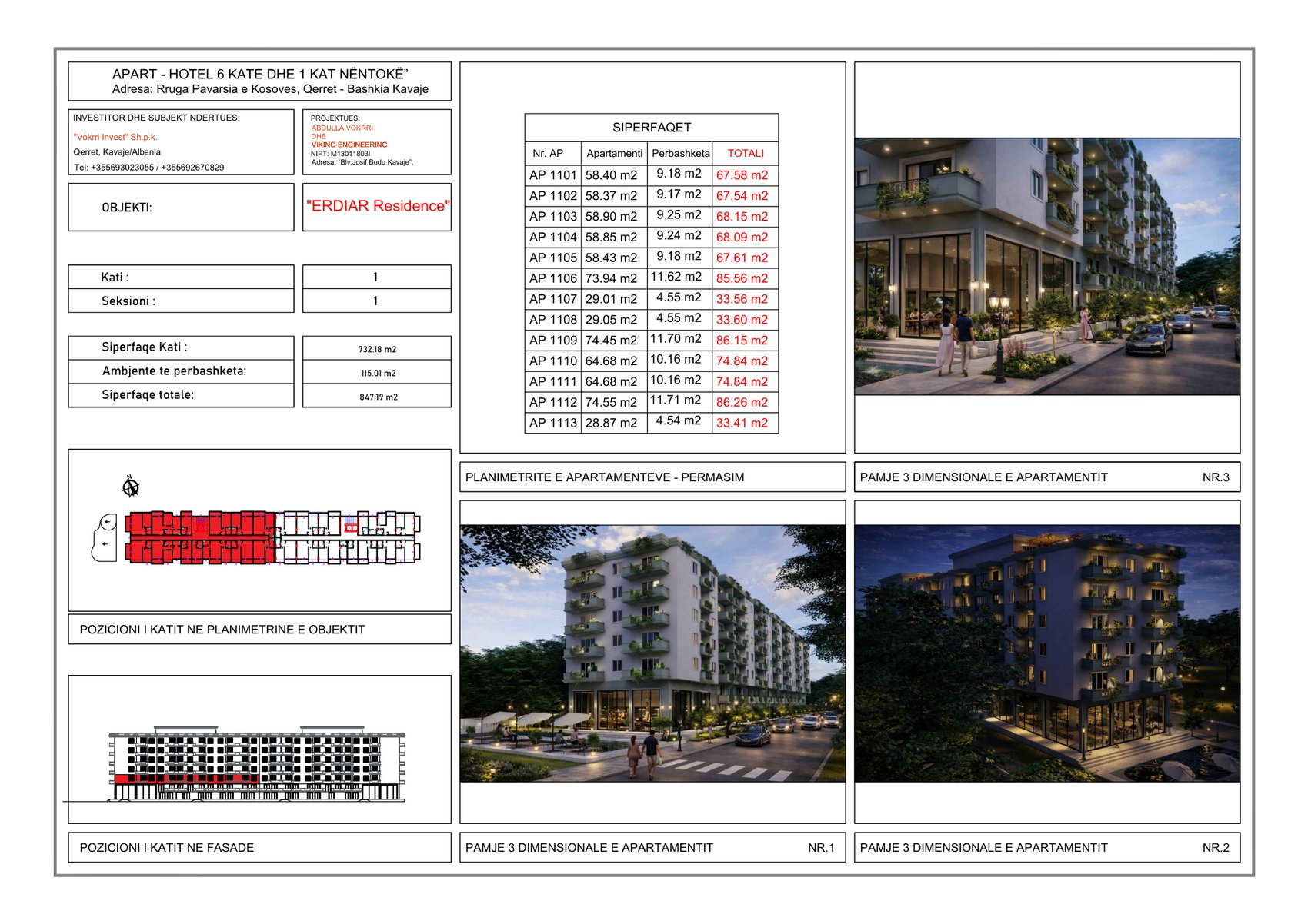 ERDIAR Residence floor plan — 1